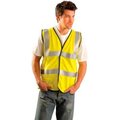 Occunomix Premium Flame Resistant Mesh Vest, Class 2, Hi-Vis Yellow, 5XL,  LUX-SSFGCFR-Y5X